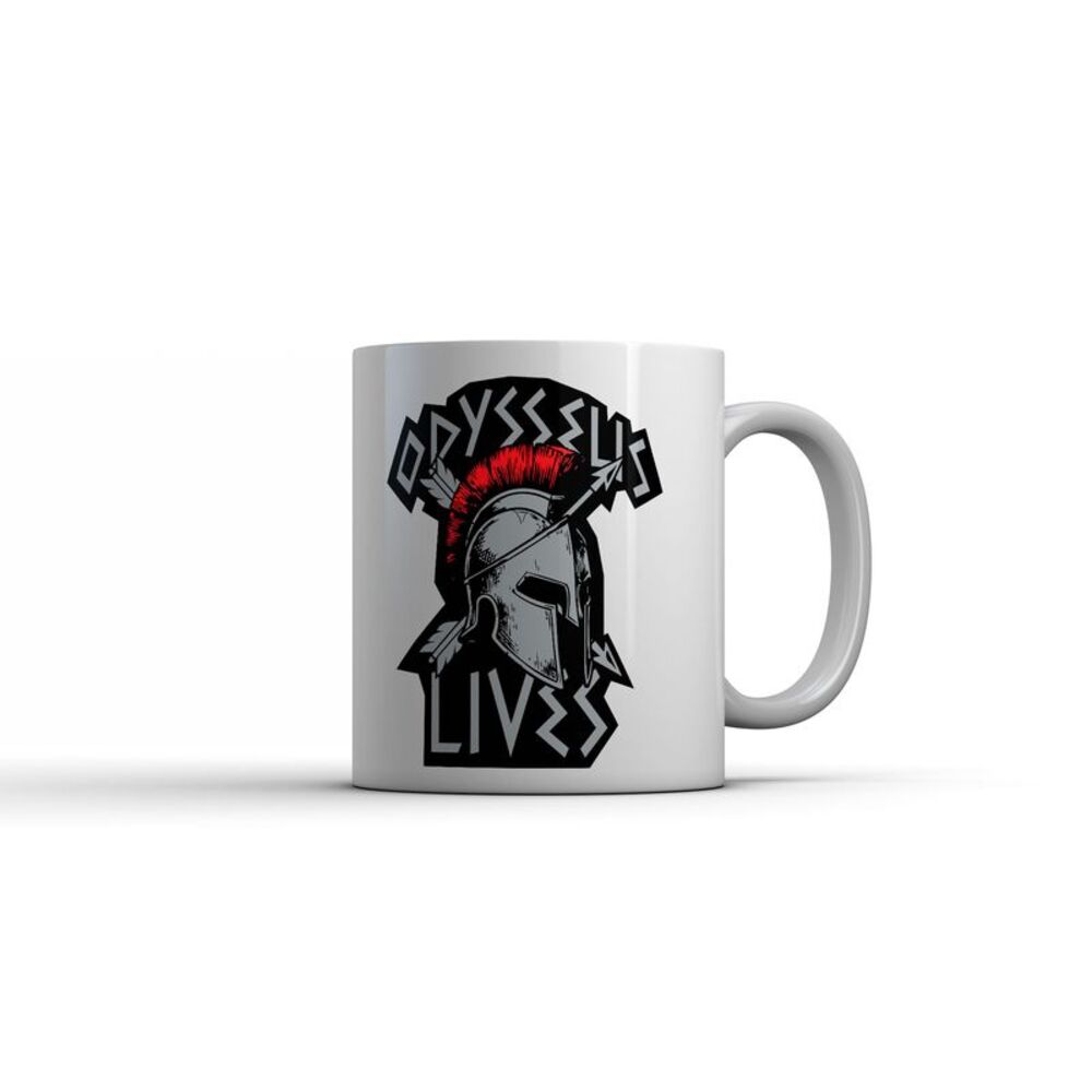 Odysseus Lives Mug Funny Sarcastic Odyssey Coffee Cup